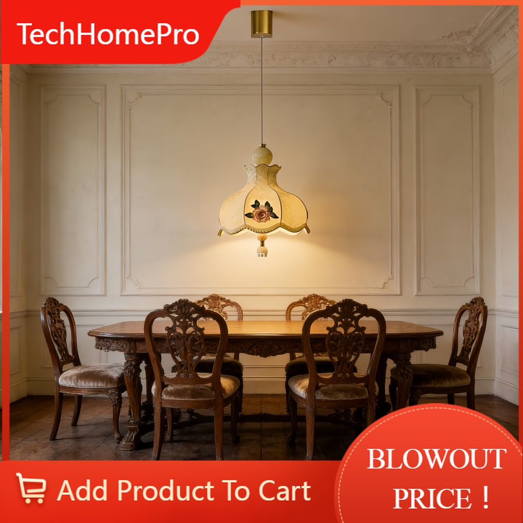 Decor Timeless Lighting - TechHPElegant rozenkroonluchter Romantische Franse retrostijl Tijdloze