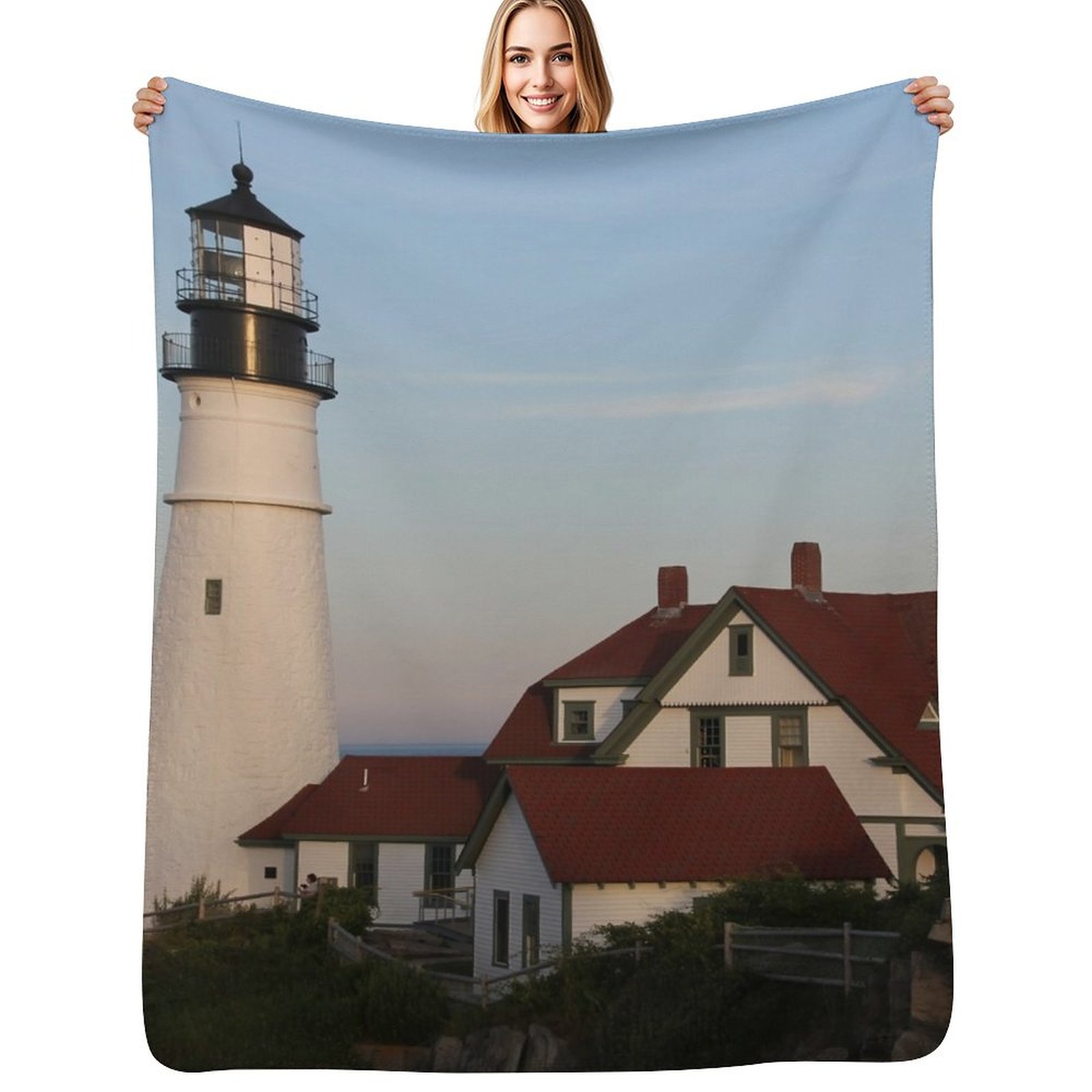 Lighting Home Decor Ideas - Portland Head Light Throw Deken Luxe