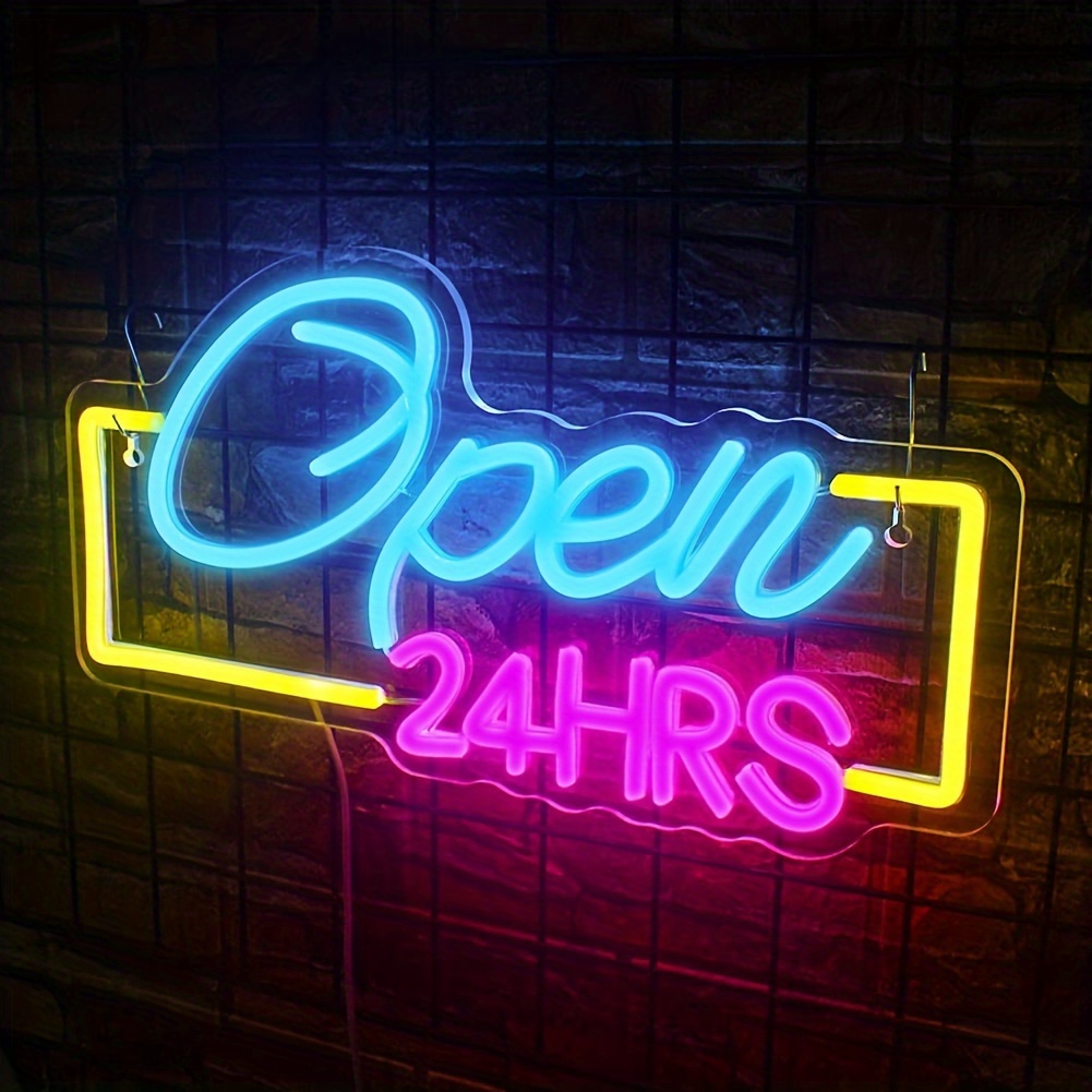 Decor Lighting Opening Hours - Open 24 Uur Led Neon Borden