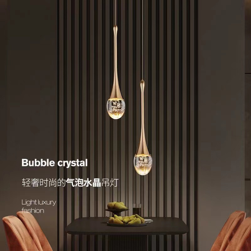 Decor Lighting Online - Nieuwe Kristallen Bubbel Luxe Kroonluchter Woonkamer