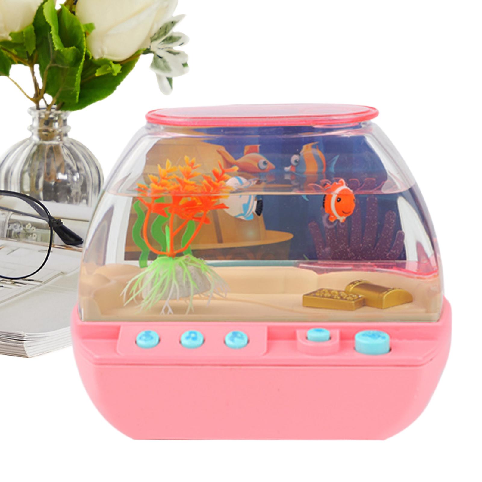 Lighting Decor Room - Speelgoed aquarium huisdecoratie met muziek en