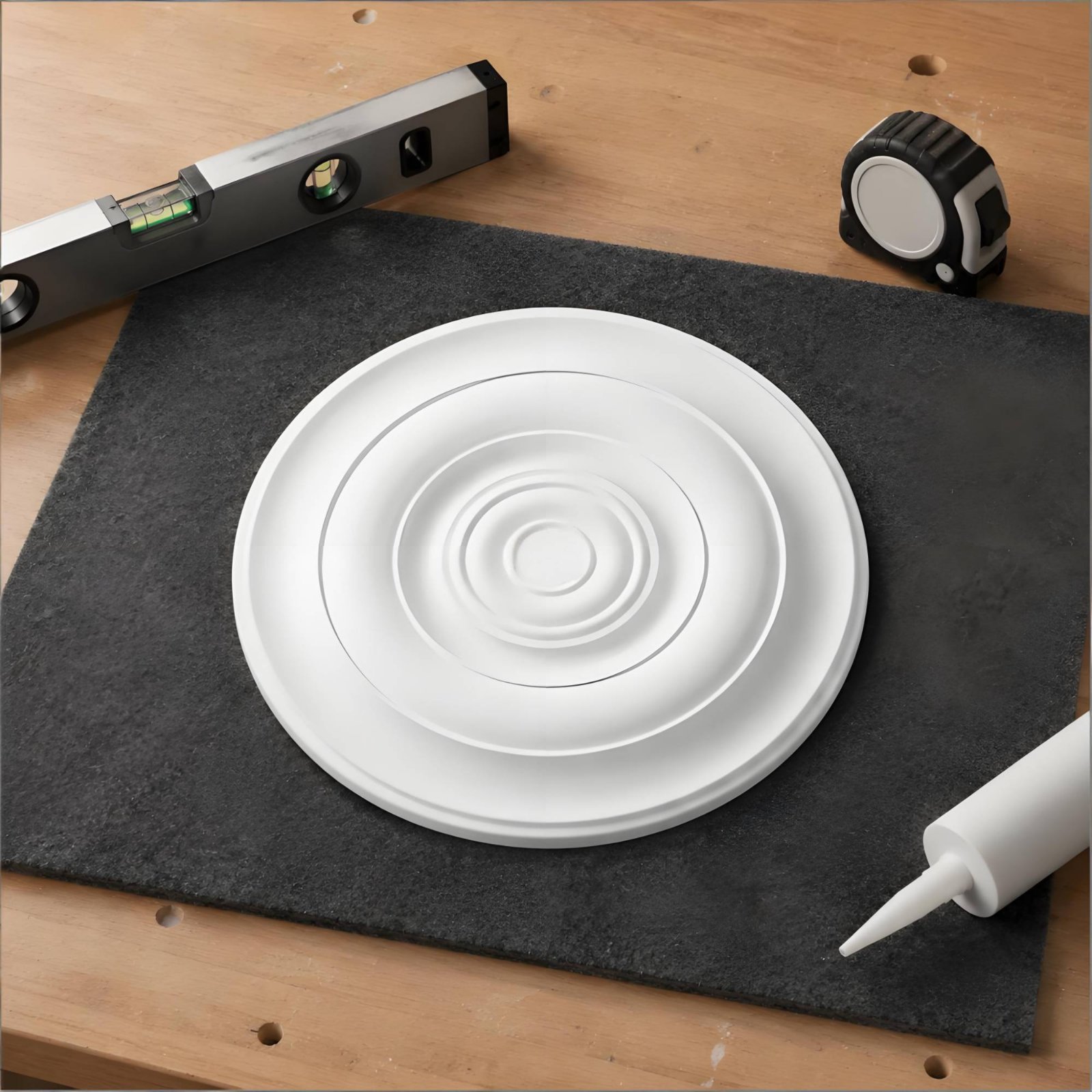 Decor Lighting Fixtures - Plafondmedaillon Elegant ontwerp Ronde plafondmedaillon Decoratieve