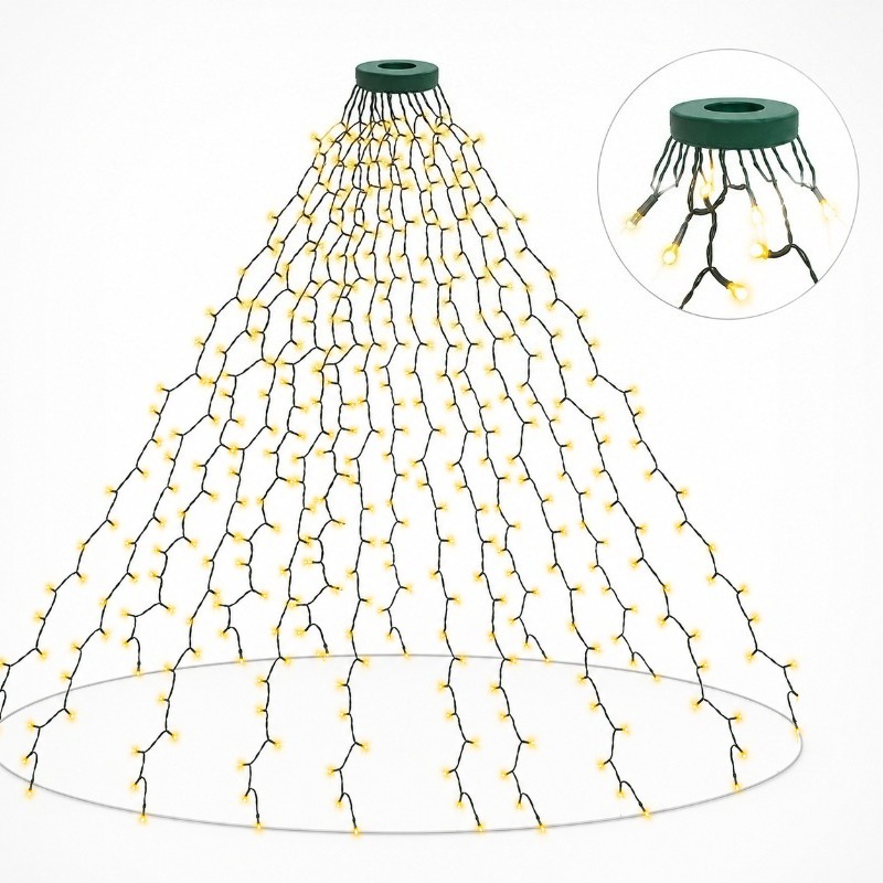 Lighting Decor Wedding - Waterdichte USB LED-slingers, 8 verlichtingsmodi voor