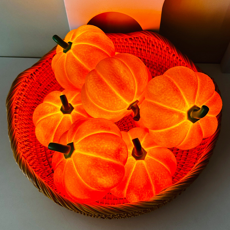 Home Decor Lighting Tricks - Halloween Pompoen LED Nachtlampje op Batterijen