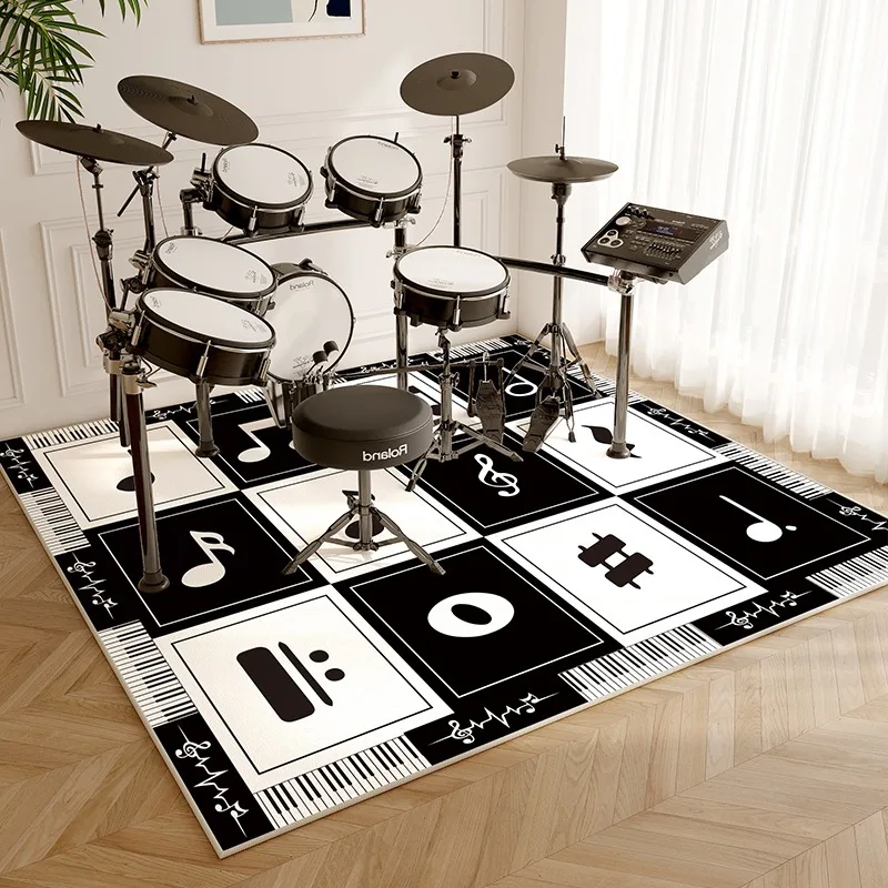 Decor Lighting Online - Drumkleed Geluiddichte antislipvloermat Thuis Muziekinstrumenten Piano