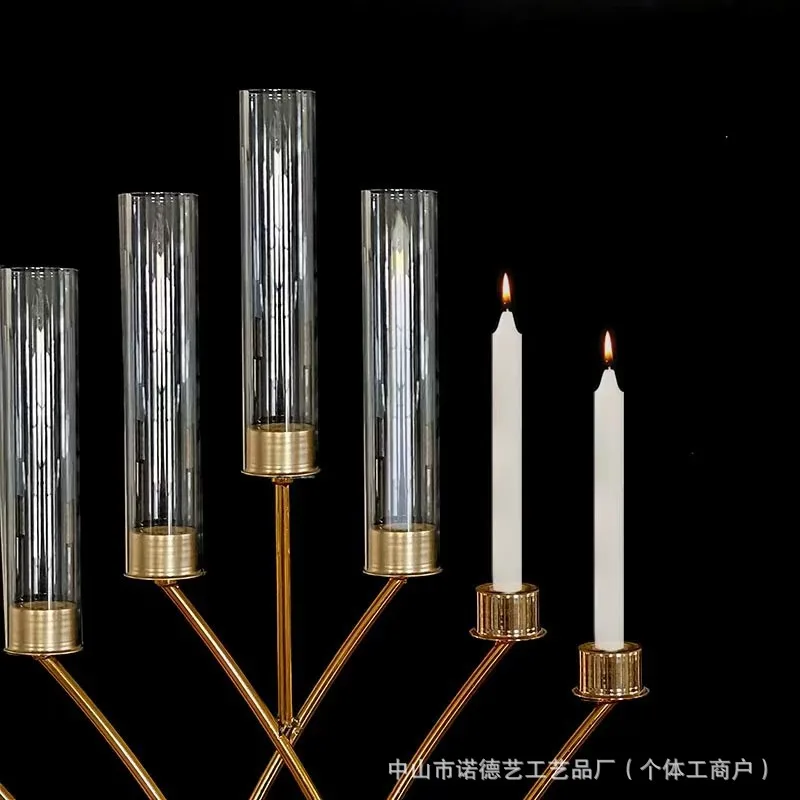 Lighting Decor Wedding - Moderne, eenvoudige, licht luxueuze kaarsenhouder voor