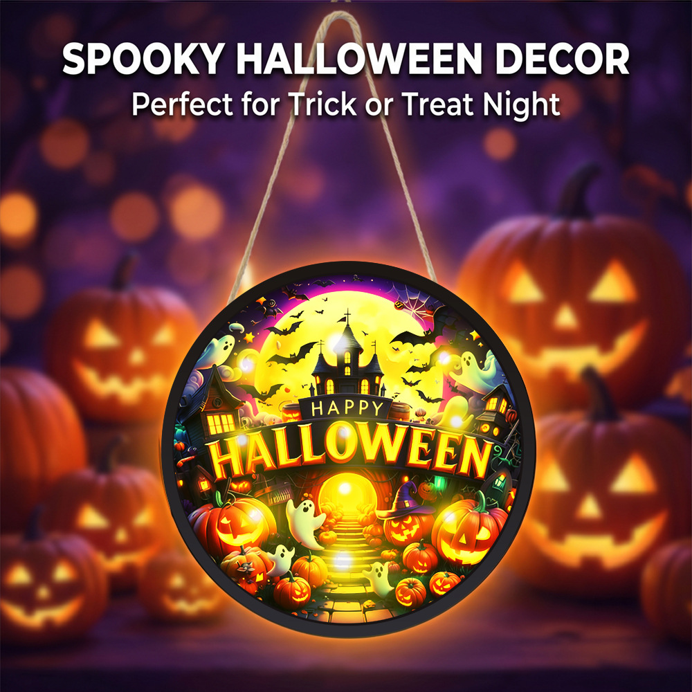 Halloween gloeiend wandhangend - Home Decor Lighting Tricks recensie en prijs