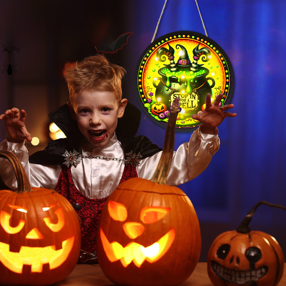 Halloween gloeiend wandhangend - Home Decor Lighting Tricks recensie en prijs