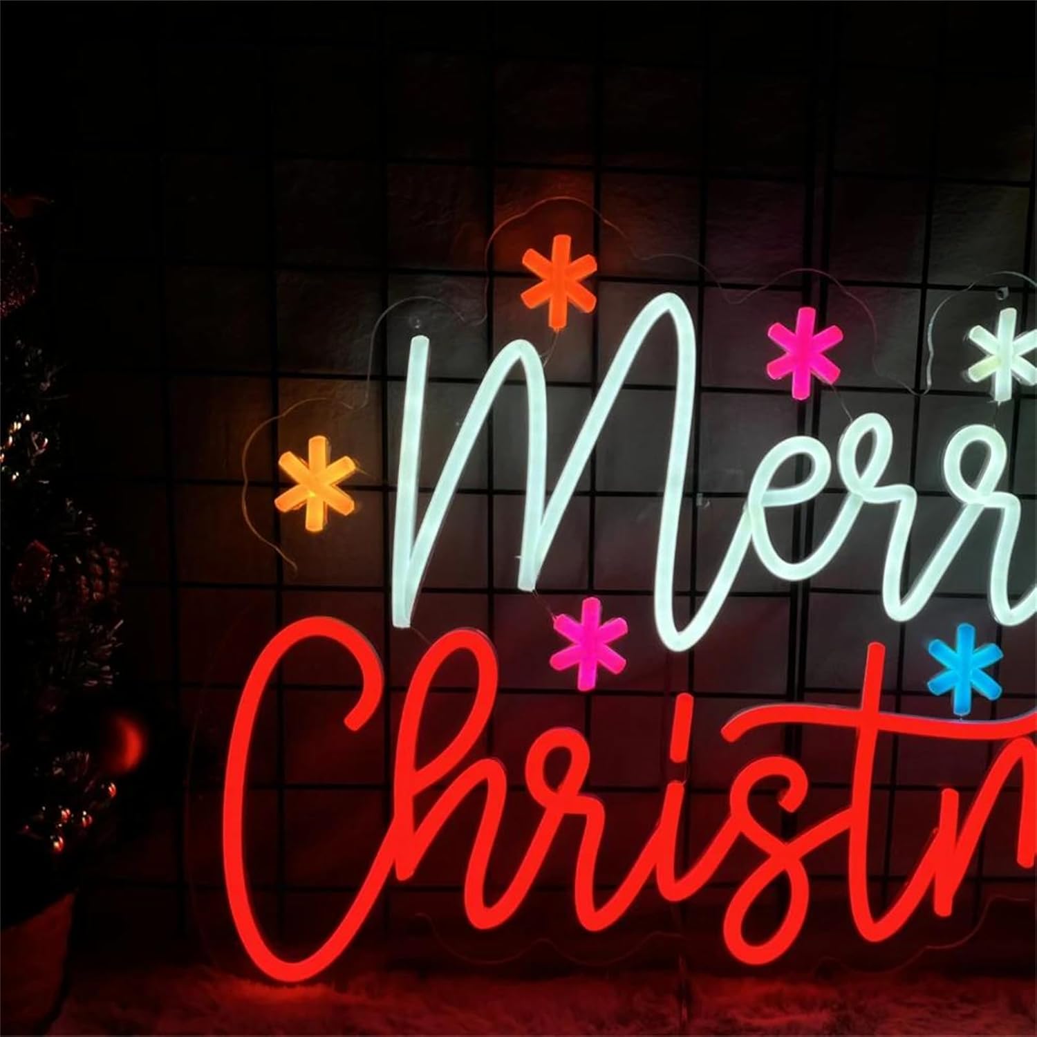 Vrolijk kerstfeest neonbord me - Lighting Home Decor Ideas recensie en prijs