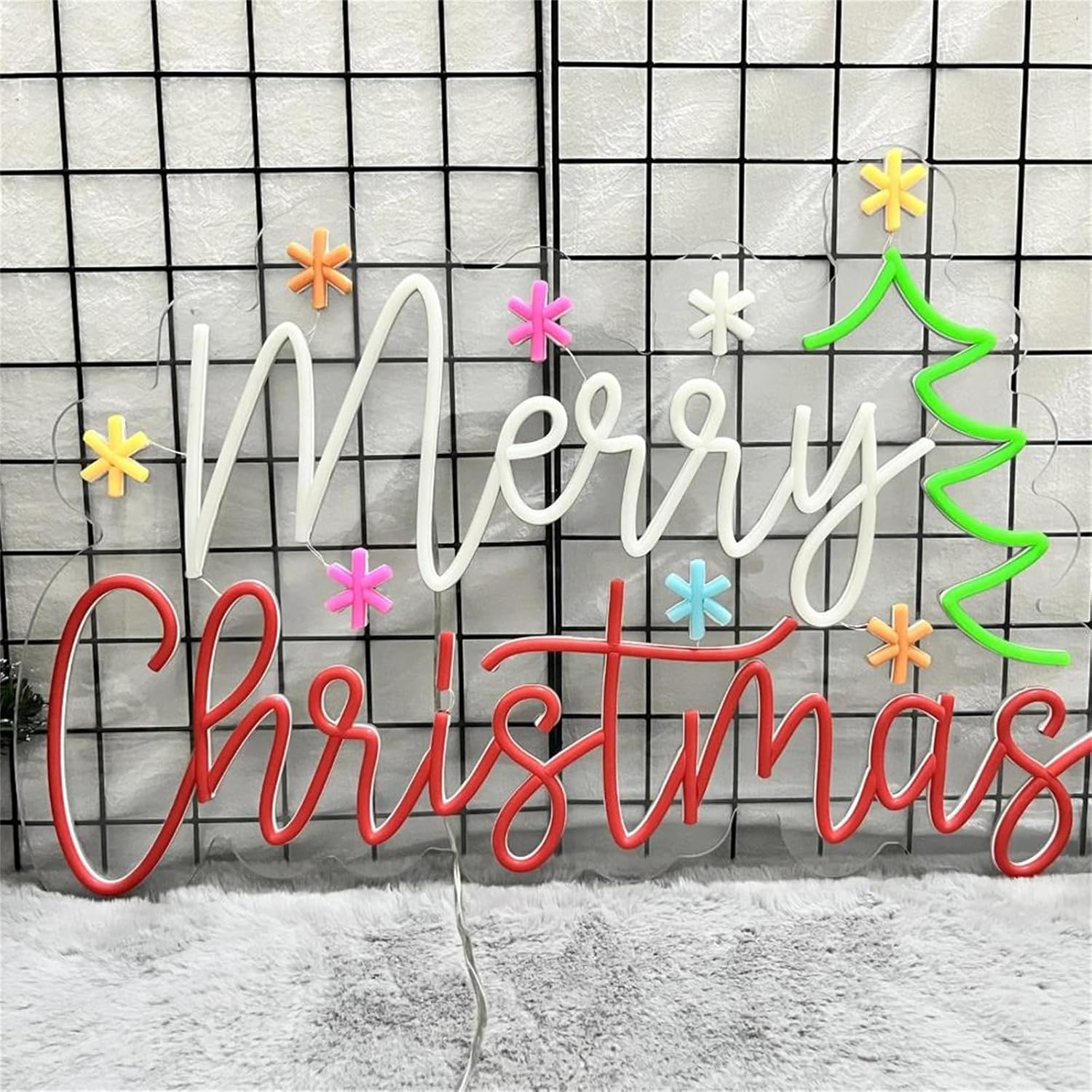 Vrolijk kerstfeest neonbord me - Lighting Home Decor Ideas recensie en prijs