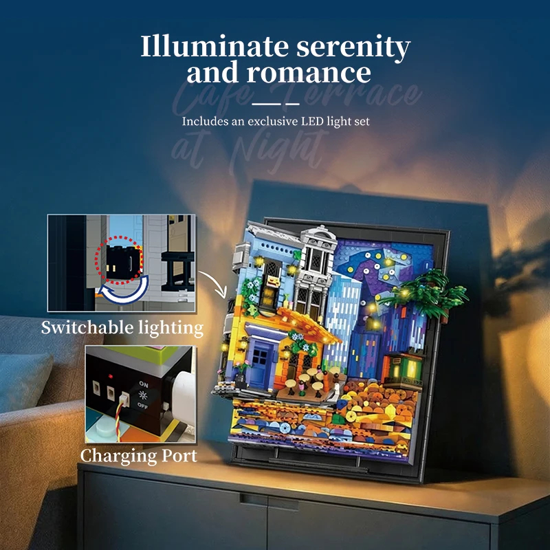 2678PCS Night Sky Cafe Fotolij - Lighting Home Decor Ideas recensie en prijs