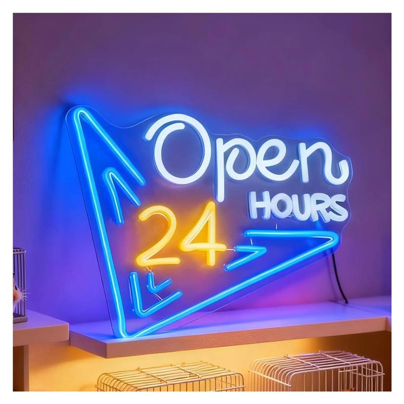 Open 24 uur neonreclamebord US - Decor Lighting Opening Hours recensie en prijs