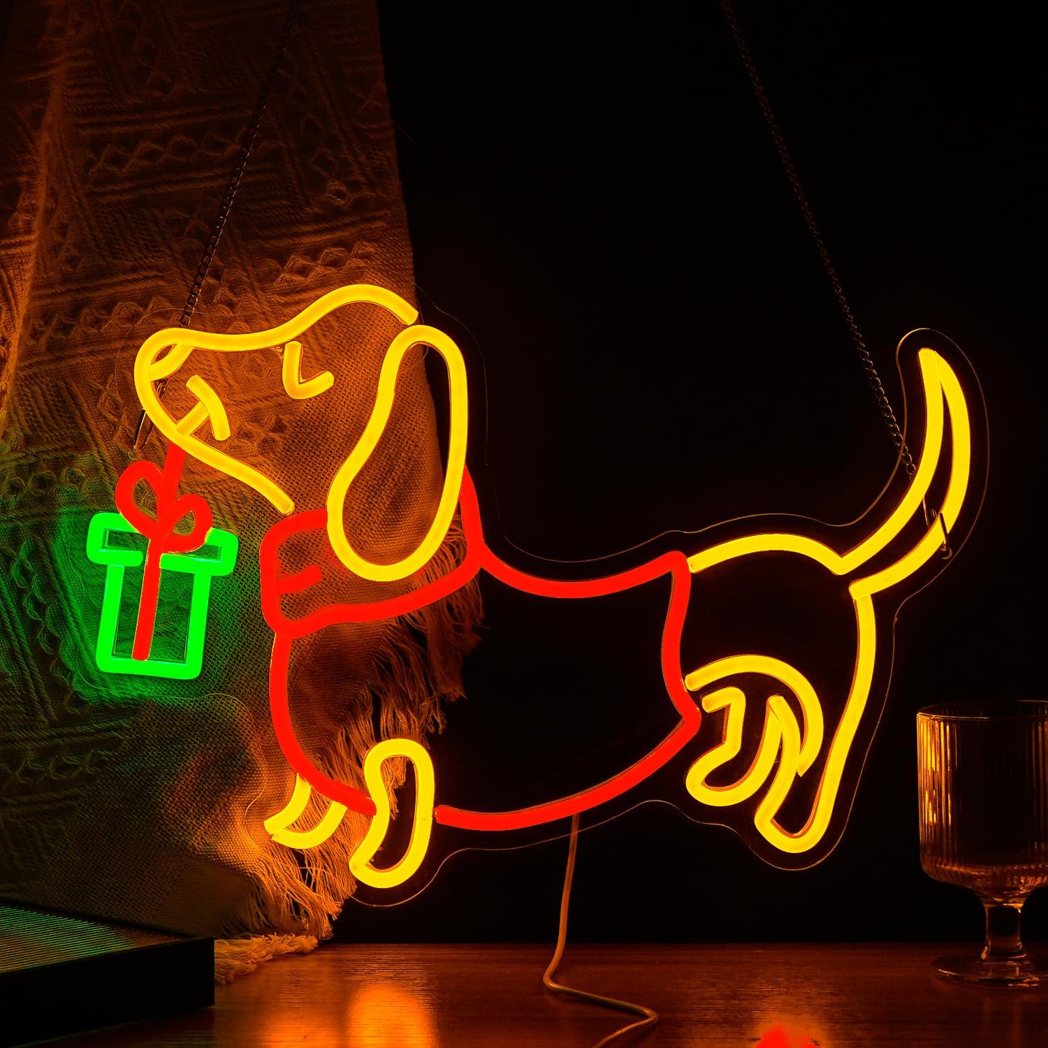 USB dimbaar teckel neonbord LE - Lighting Home Decor Ideas recensie en prijs