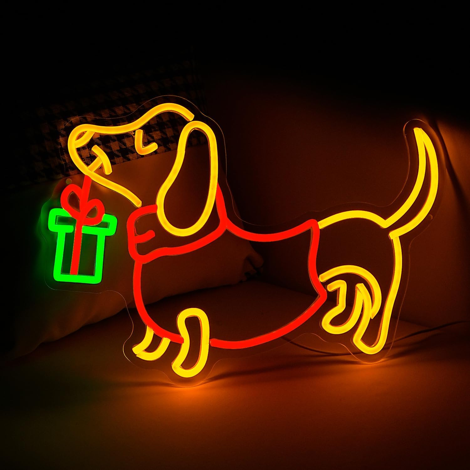 USB dimbaar teckel neonbord LE - Lighting Home Decor Ideas recensie en prijs