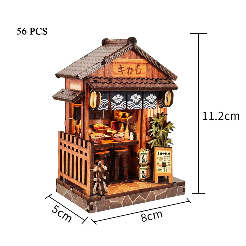 DIY houten mini-casa Japanse t - Japanese Lighting Decor recensie en prijs