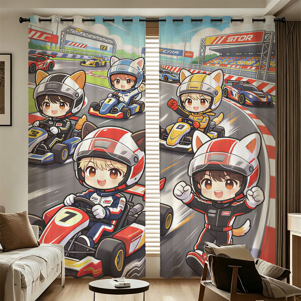 Kart Racing Cartoon Digitale P - Decor Kart Lighting recensie en prijs