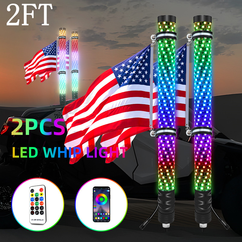 2ft Rgb Vlaggenmast Licht Led  - Decor Kart Lighting recensie en prijs