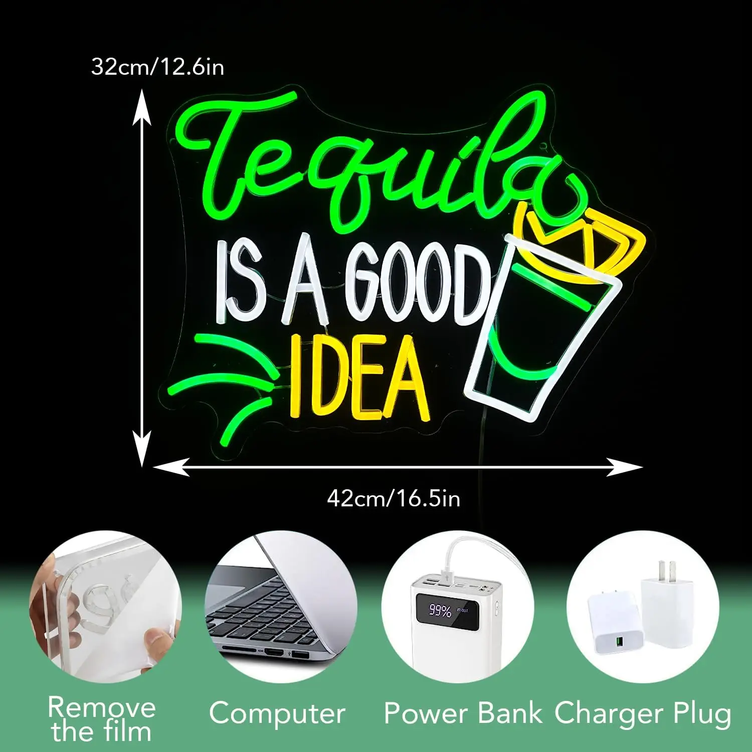 Tequila is een goed idee neonb - Lighting Home Decor Ideas recensie en prijs