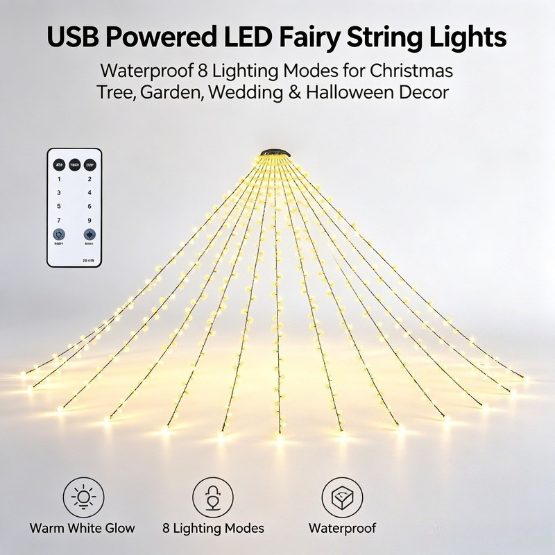 USB LED Fairy String Lights, w - Lighting Decor Wedding recensie en prijs