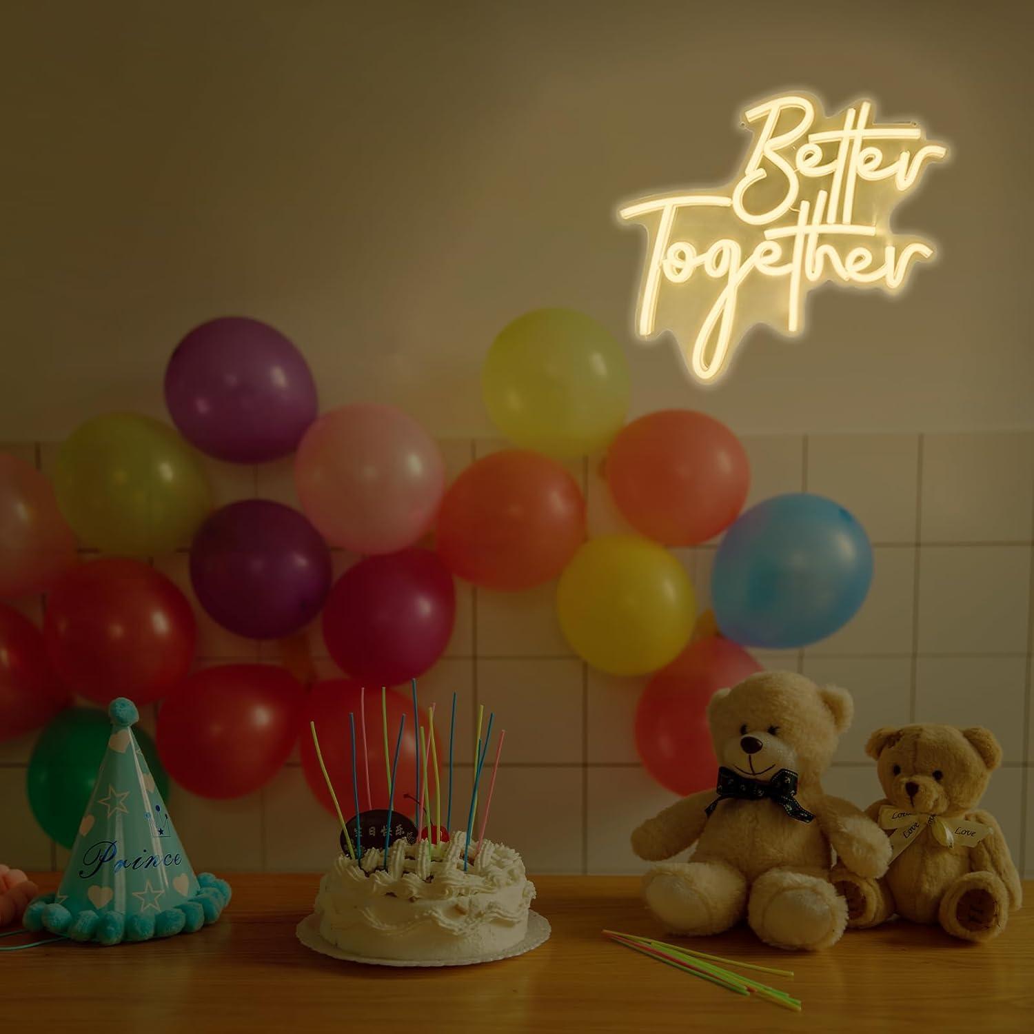Better Together Neon Sign USB  - Lighting Decor Room recensie en prijs
