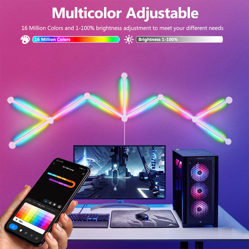 Slimme RGB-wandlamp, Bluetooth - Lighting Decor Room recensie en prijs