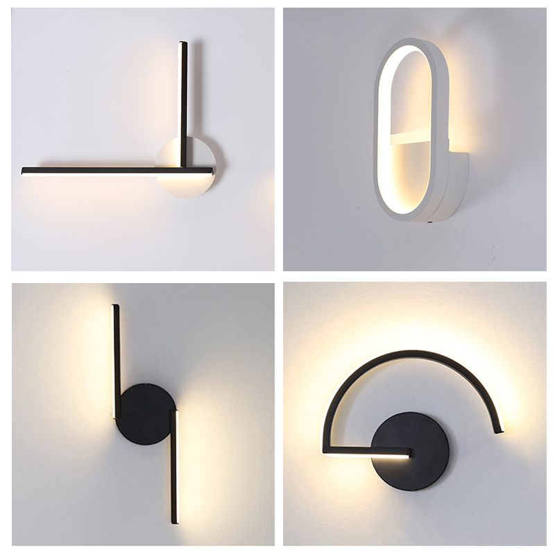 Moderne Scandinavische LED-wan - Lighting Decor Room recensie en prijs