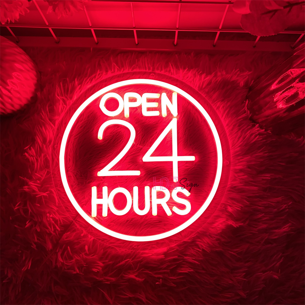Neon Led-borden open 24-uurs k - Decor Lighting Opening Hours recensie en prijs