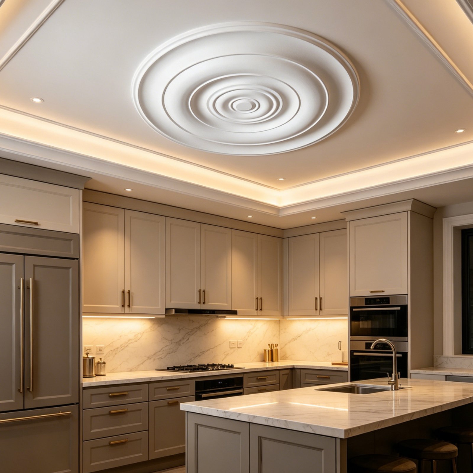Plafondmedaillon Elegant ontwe - Decor Lighting Fixtures recensie en prijs