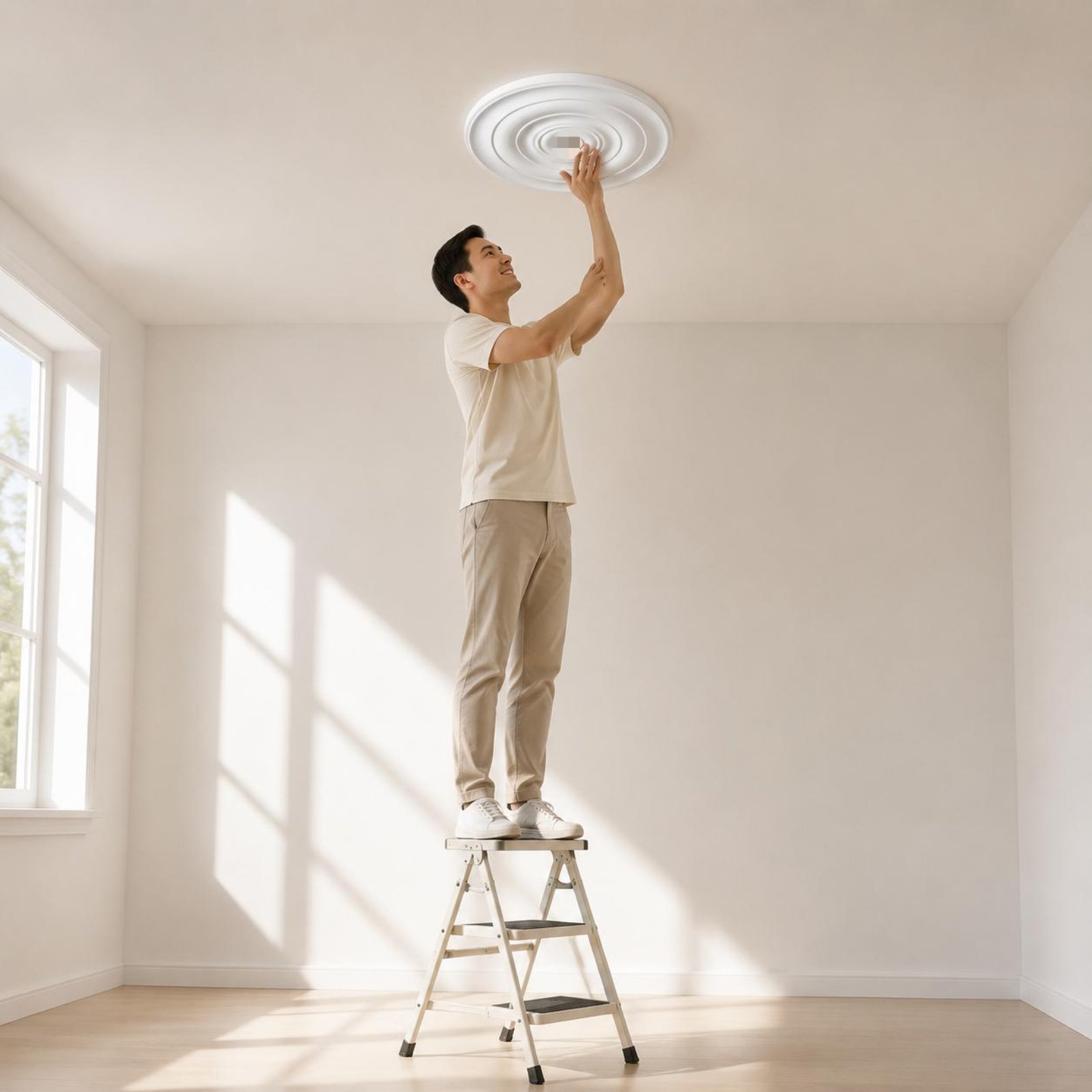 Plafondmedaillon Elegant ontwe - Decor Lighting Fixtures recensie en prijs