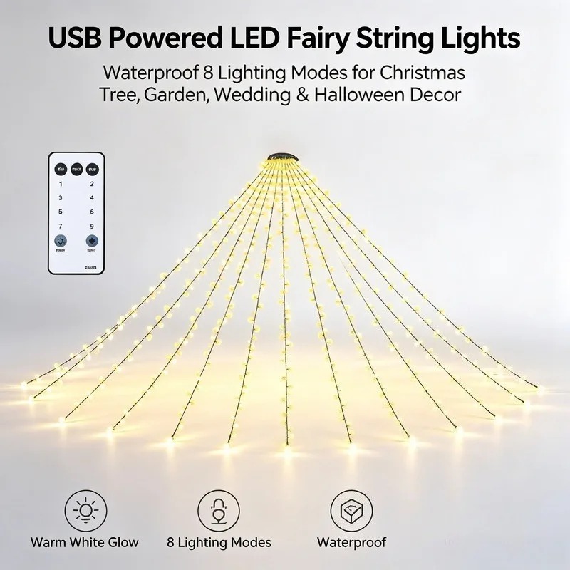 Waterdichte USB LED-slingers,  - Lighting Decor Wedding recensie en prijs