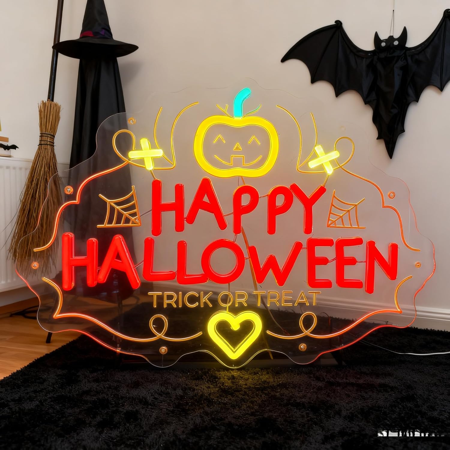 Gelukkige Halloween Trick or T - Home Decor Lighting Tricks recensie en prijs