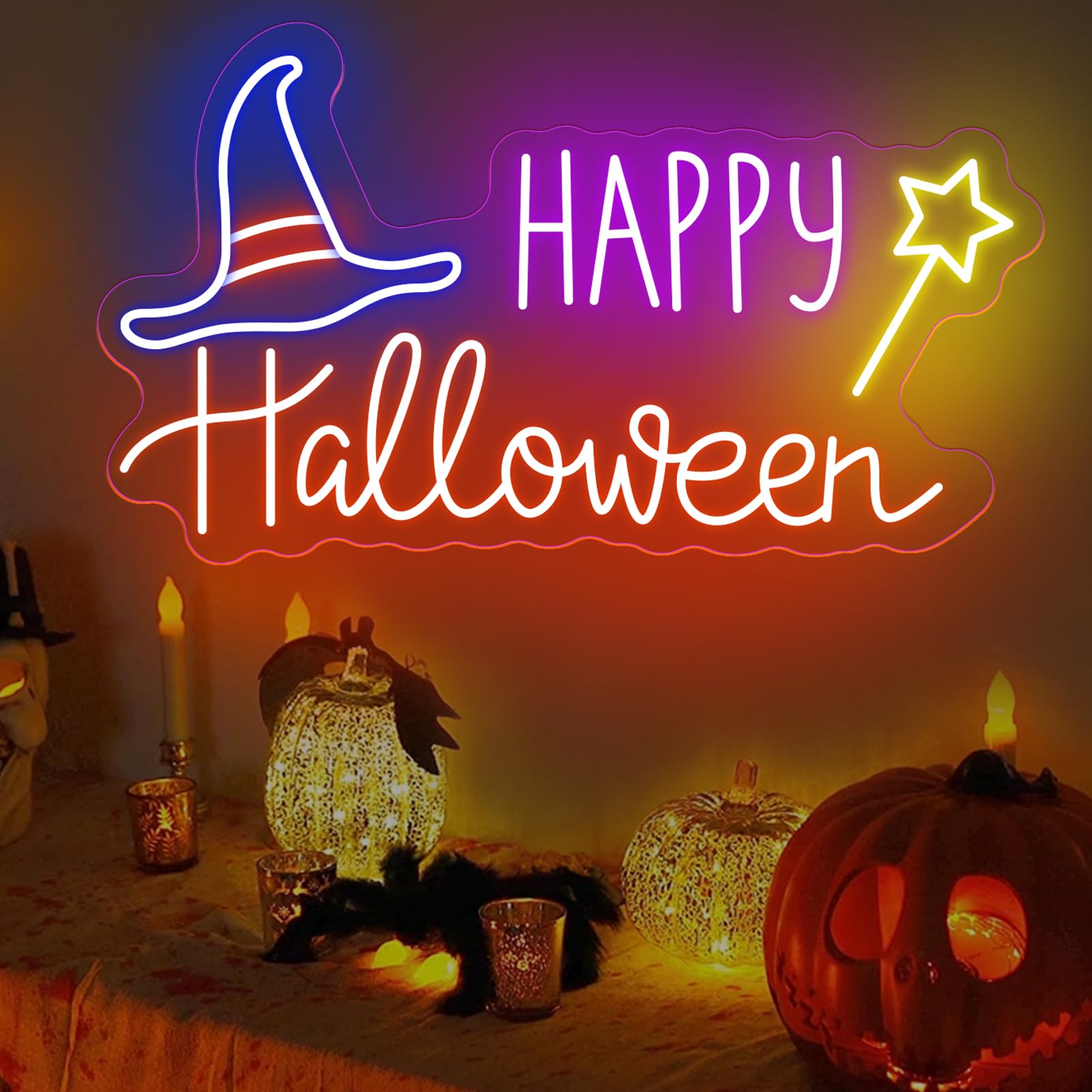 Happy Halloween Bat LED-neonbo - Home Decor Lighting Tricks recensie en prijs