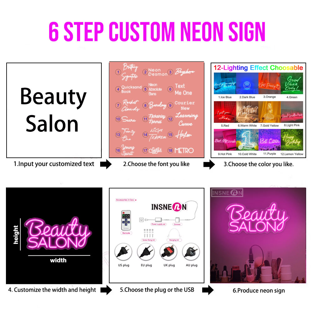 Op maat gemaakte LED neonborde - Lighting Decor Wedding recensie en prijs