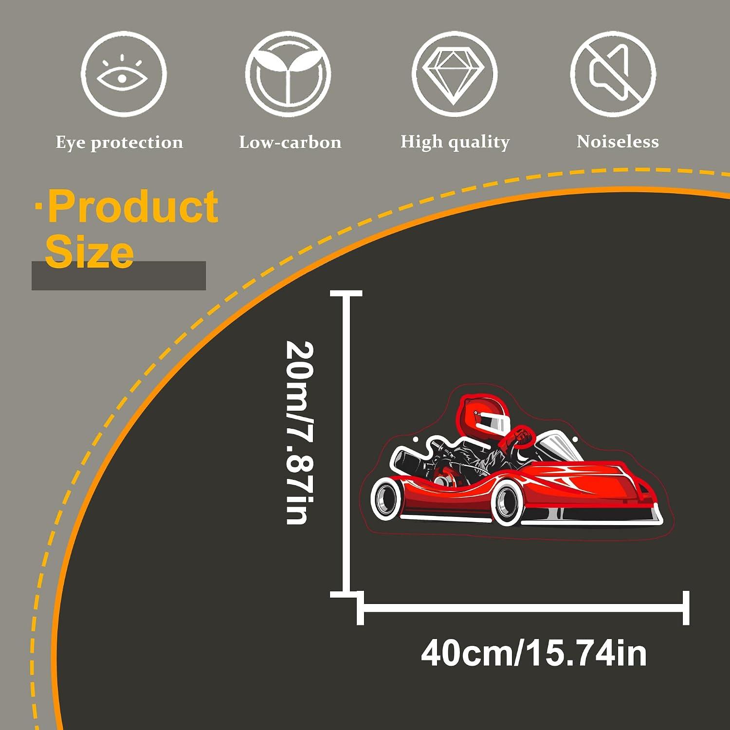 Go-Kart Racer Neonbord USB Dim - Decor Kart Lighting recensie en prijs