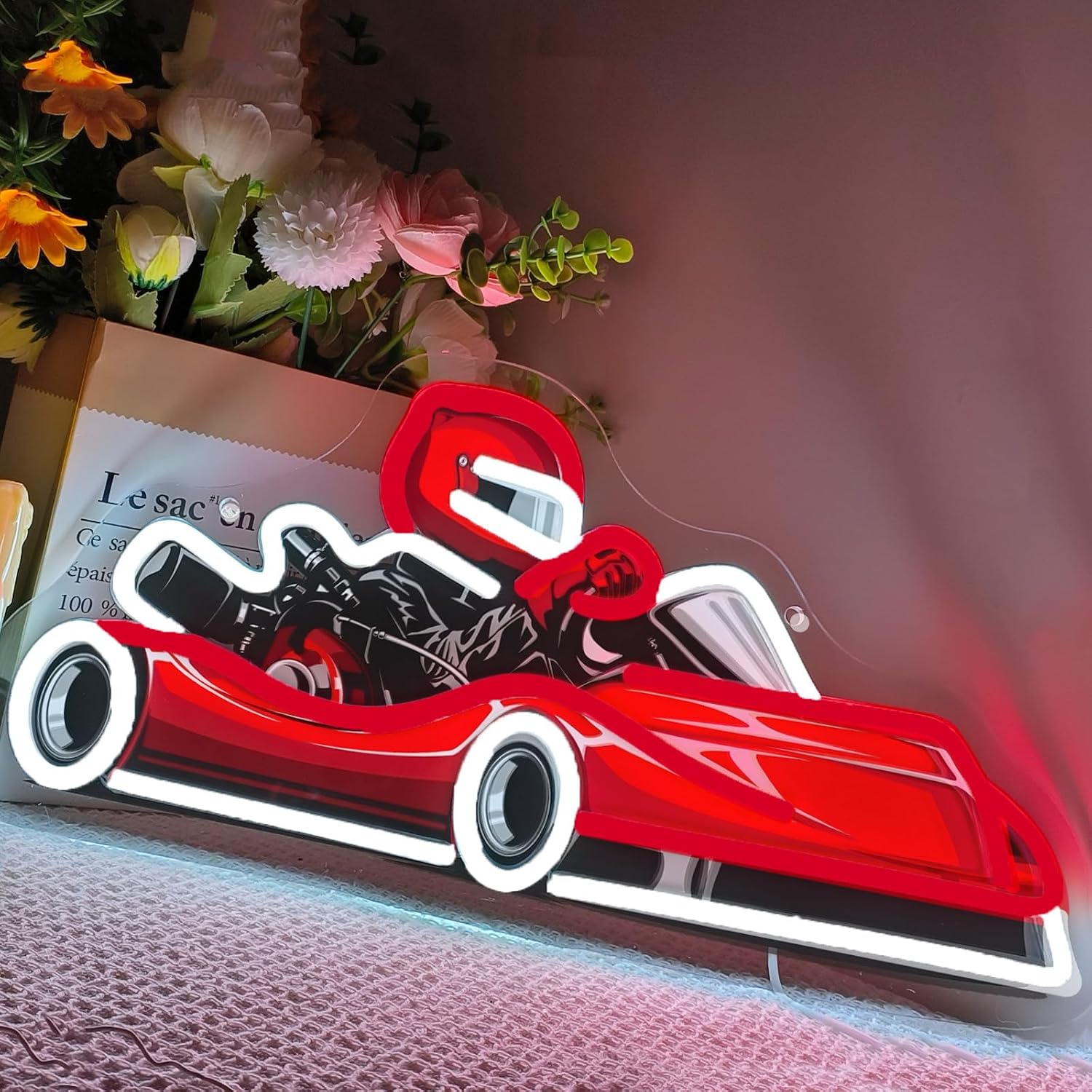 Go-Kart Racer LED Neon Sign US - Decor Kart Lighting recensie en prijs