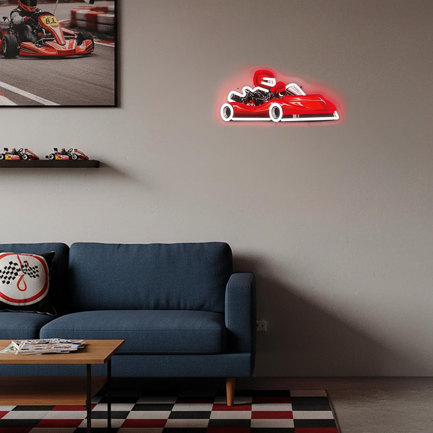Go-Kart Racer LED Neon Sign US - Decor Kart Lighting recensie en prijs