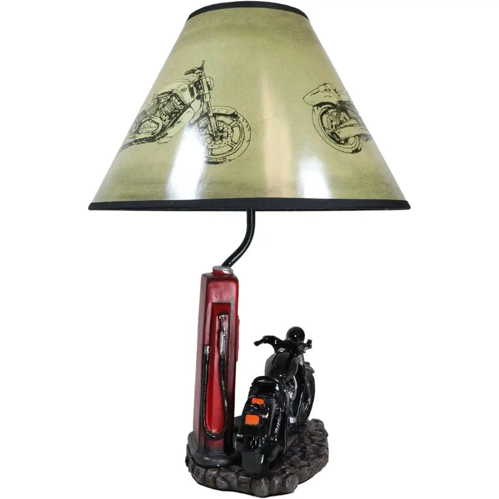Vintage retro zwarte motorfiet - Lightings Decoration recensie en prijs