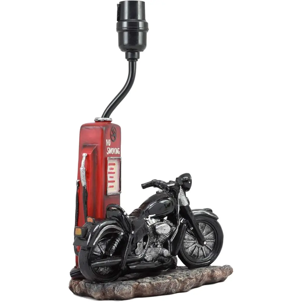 Vintage retro zwarte motorfiet - Lightings Decoration recensie en prijs