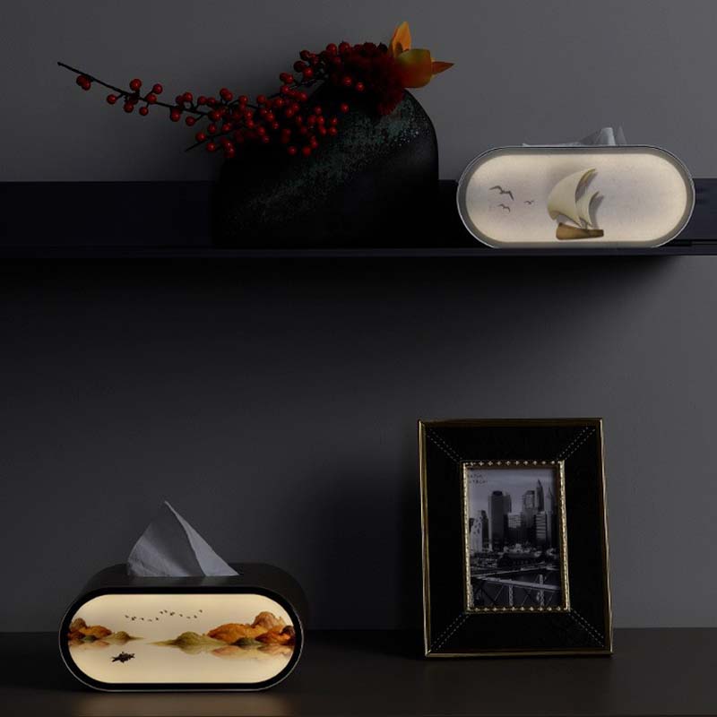 LED-nachtlampje tissuebox met  - Lighting Home Decor Ideas recensie en prijs