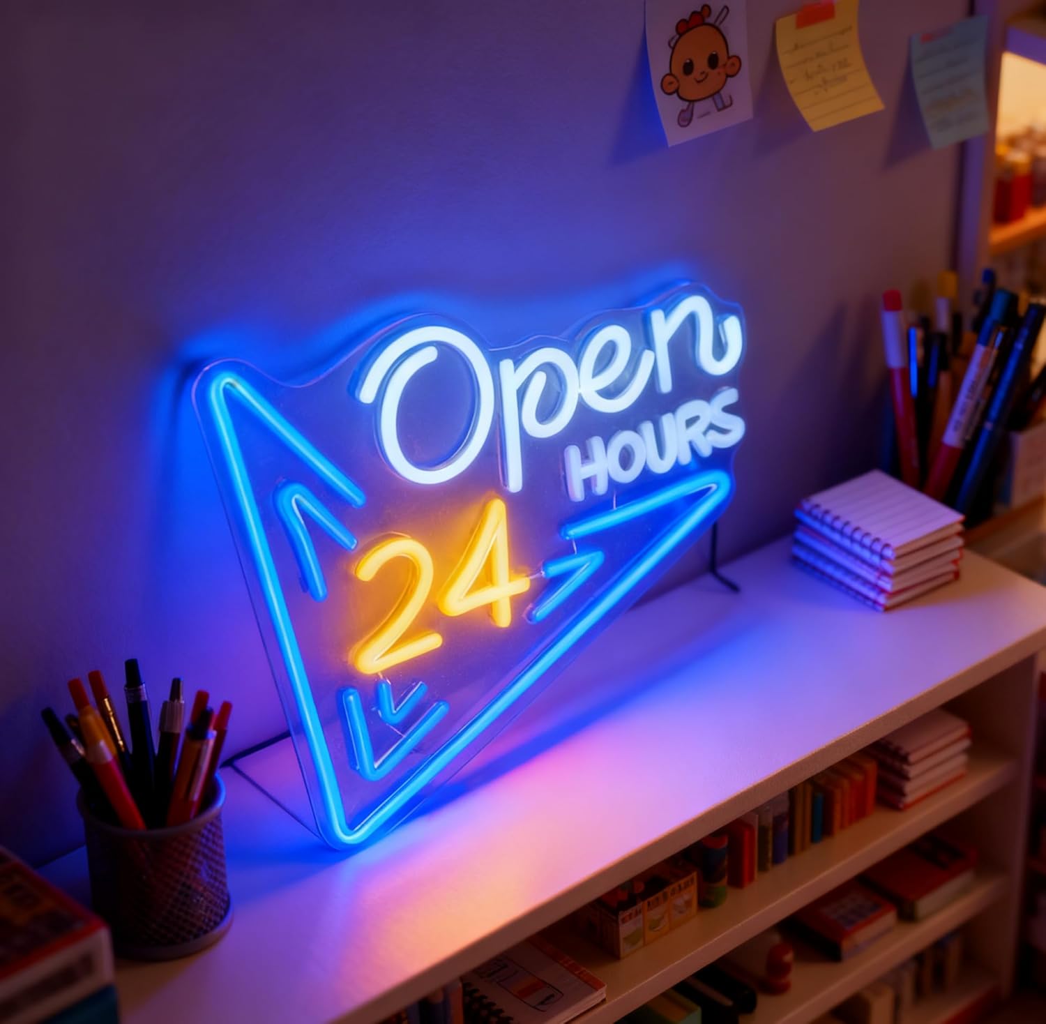 24 uur open neonreclame LED ne - Decor Lighting Opening Hours recensie en prijs
