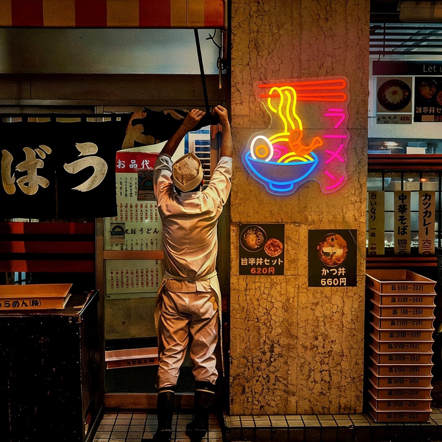 Ramen Neonbord Japanse Noedelk - Lighting Decor Room recensie en prijs