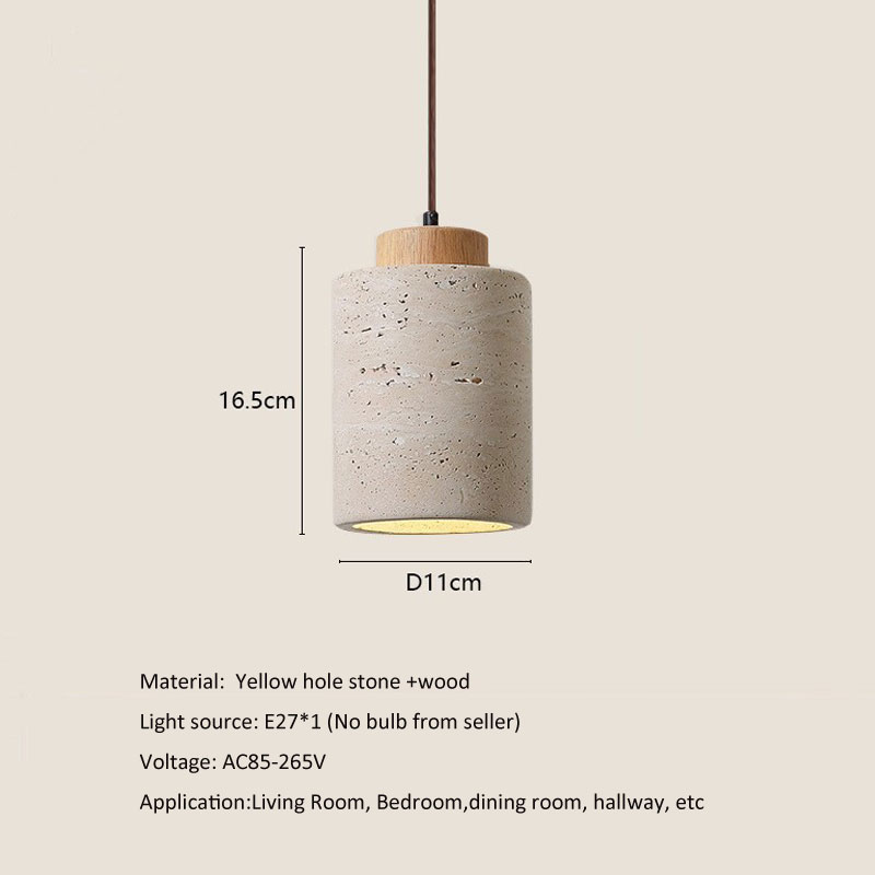 Natuurlijke gele grotsteen han - Japanese Lighting Decor recensie en prijs