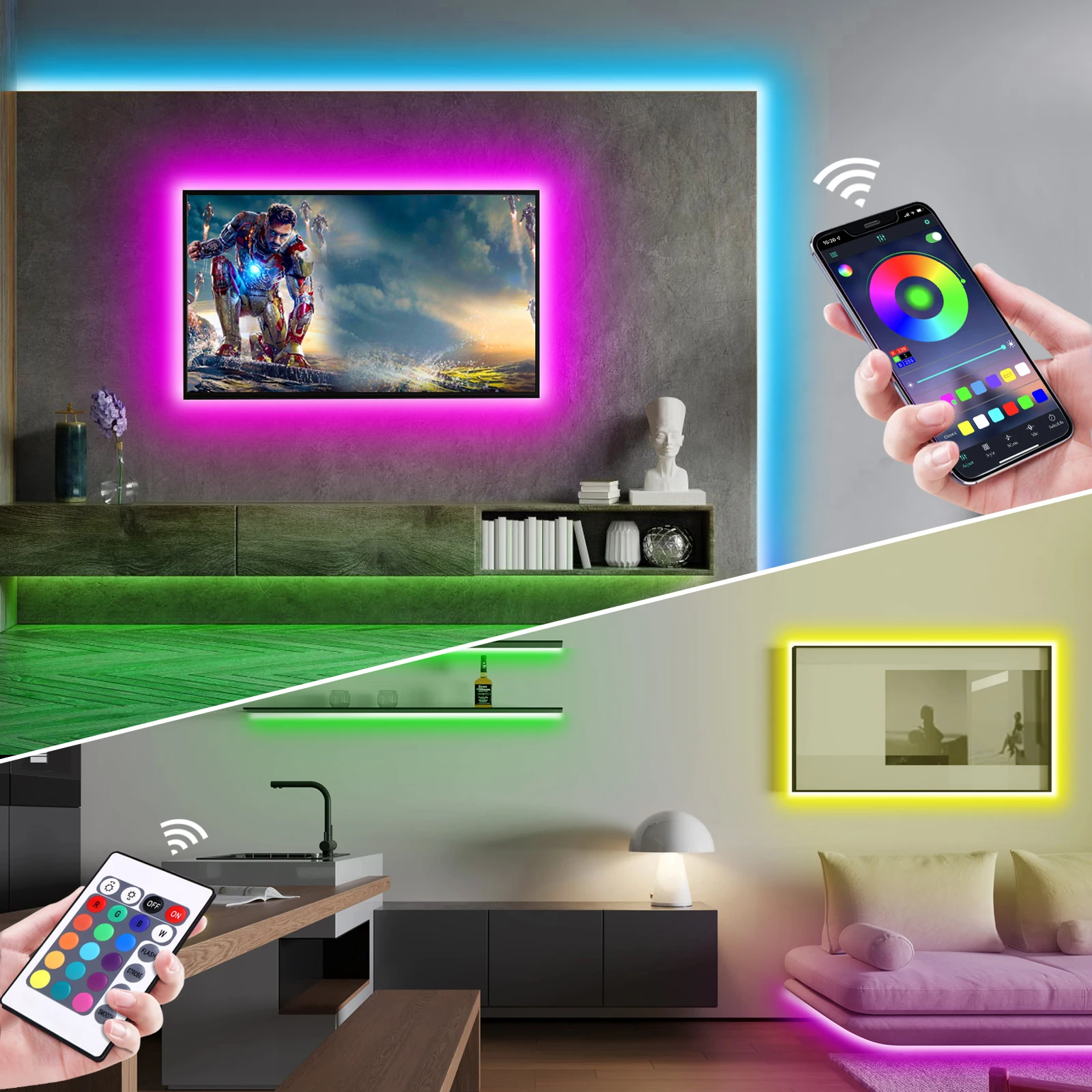 1-5m RGB LED Neon Strip Licht  - Lighting Decor Room recensie en prijs